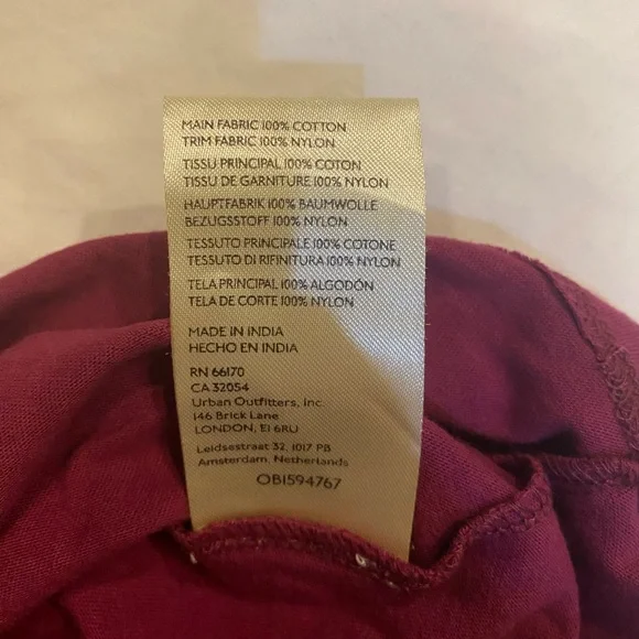 Anthropologie Pilcro Tulle Mesh Tee in Raspberry - Picture 8 of 12